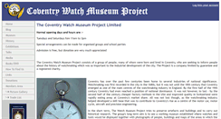 Desktop Screenshot of coventrywatchmuseum.co.uk